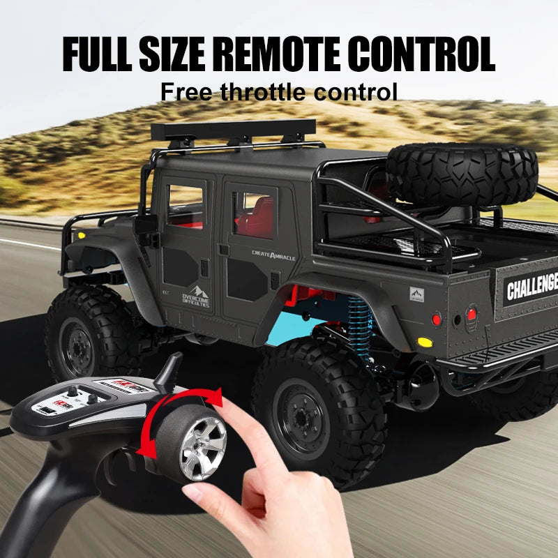 Q121 JJRC RC CAR 4WD Climbing Off Road High Speed For Children Toy Full Scale Remote Control Vehicle Simulation Hummer Car Model