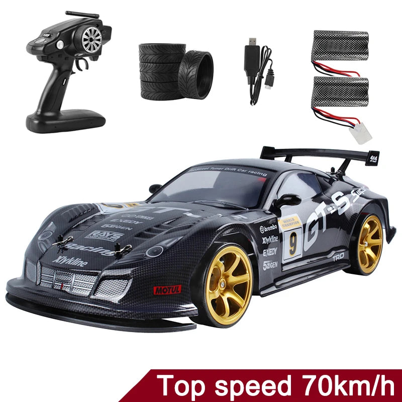 Rc Drift Toy Car With Remote Control Fast Quality High Speed 1/10 70km/H 40km/H 4x4 Helectric Car for Adult Boy Kid Gift