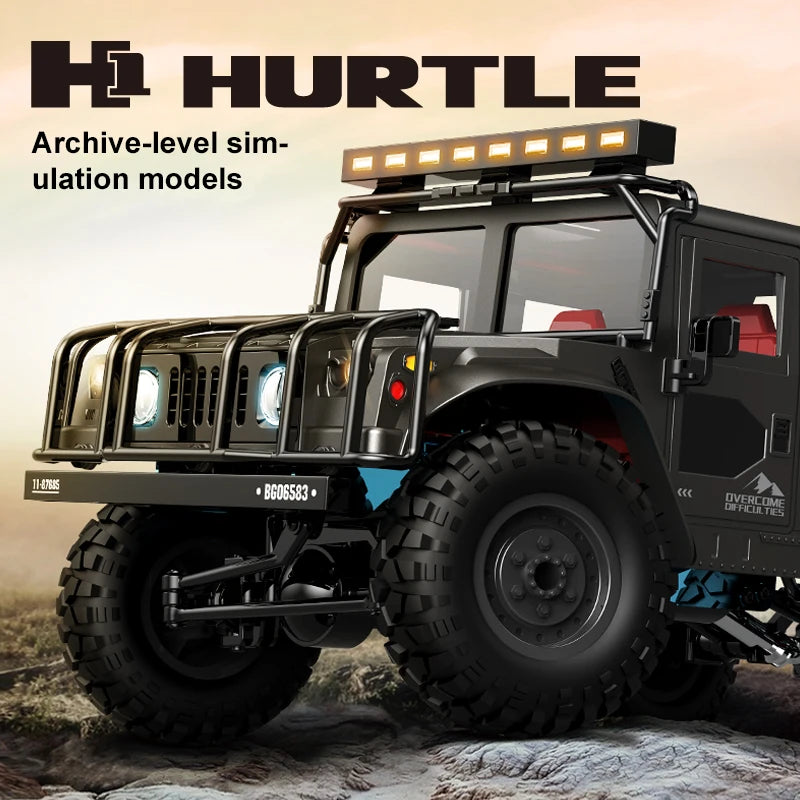 Q121 JJRC RC CAR 4WD Climbing Off Road High Speed For Children Toy Full Scale Remote Control Vehicle Simulation Hummer Car Model