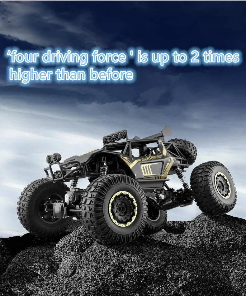 50CM 1:8 Oversized Size Metal Alloy Body 4WD RC Trucks  2.4G Radio Control Off-road 4x4 Vehicle Child Electric Car Toy for Kids