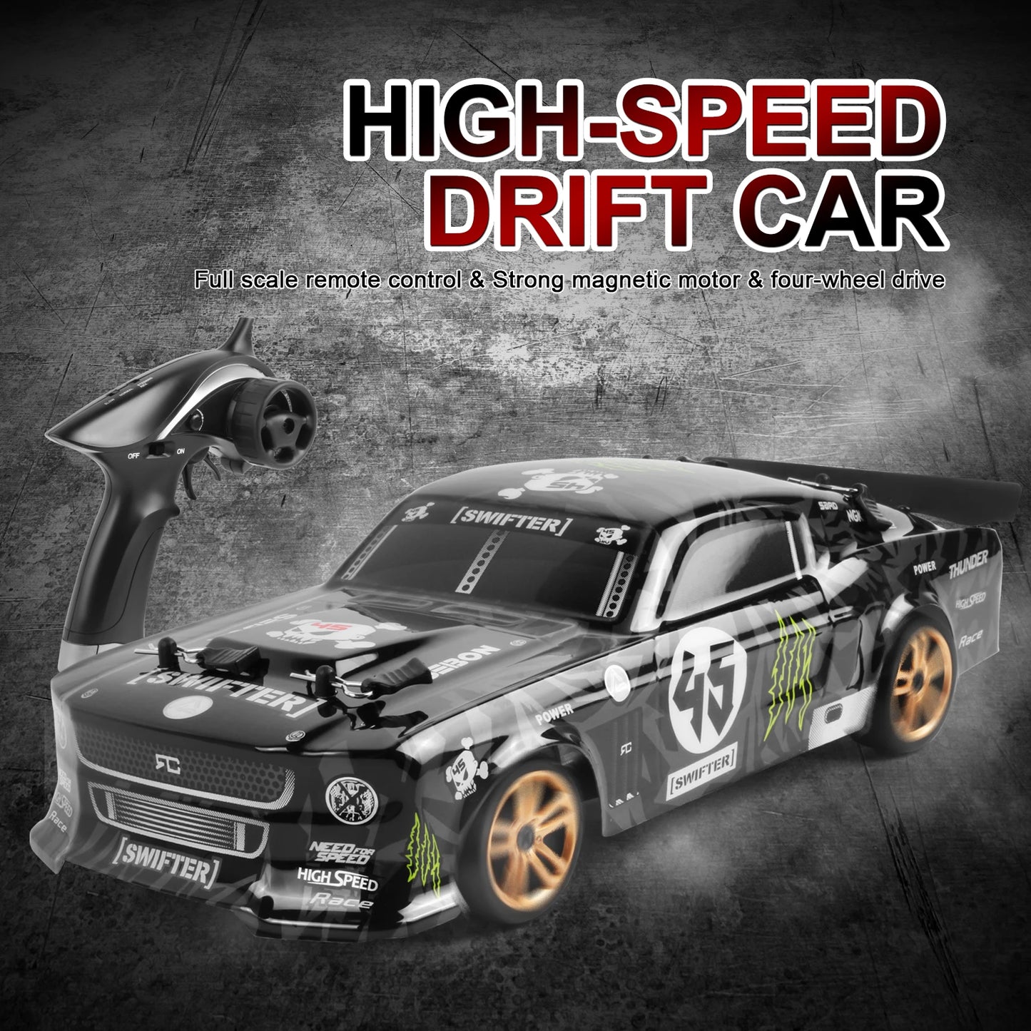 HBX 2188A 1:18 2.4G 4WD RC Car 36KM/H Drift Race Car High Speed Competition Drifting Child Gift VS WLtoys 284131 Toys