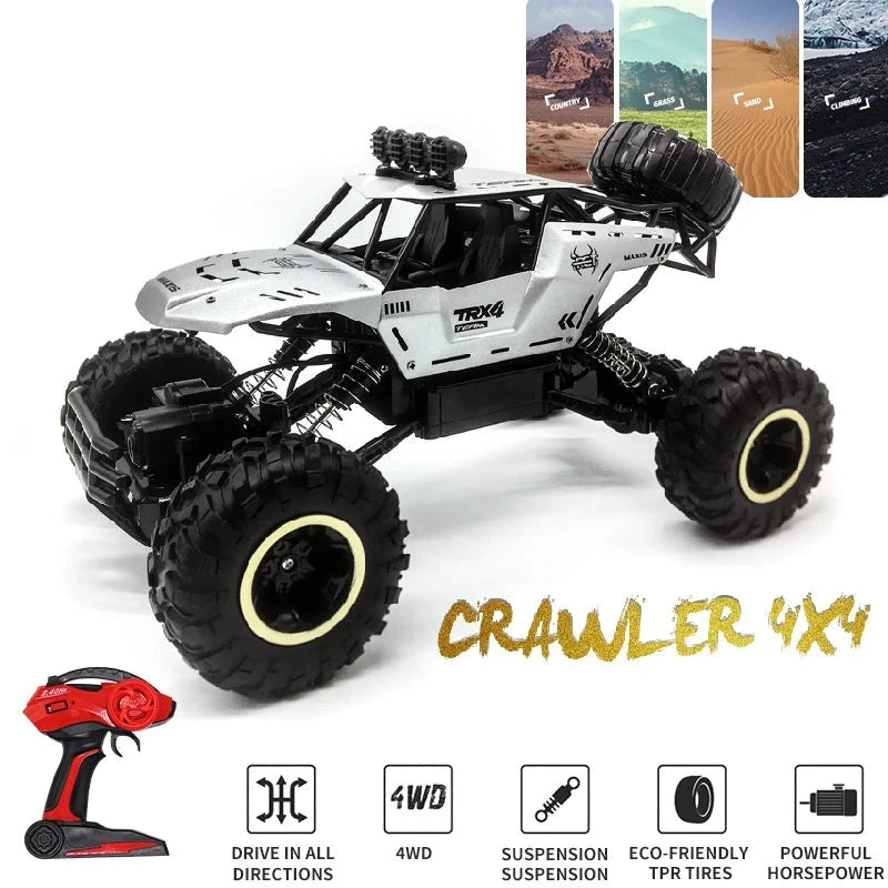 1:12 / 1:16 4WD RC Car With Led Lights 2.4G Radio Remote Control Cars Buggy Off-Road Control Trucks Boys Toys for Children