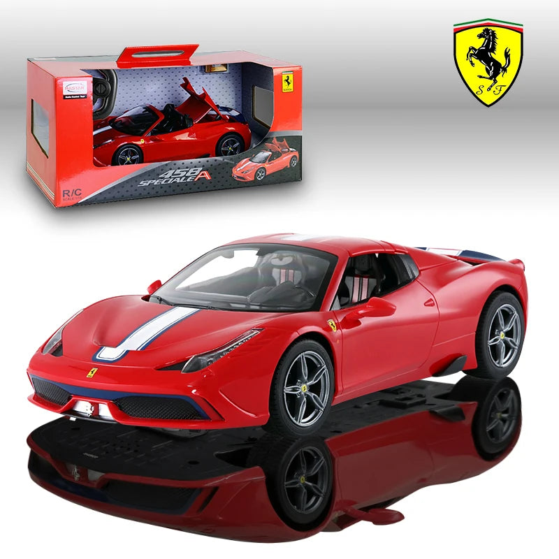 1:14 Ferrari 458 Speciale A RC Car Model Remote Control Convertible Speed Drift Racing Rechargeable Car Toy Collection Kids Gift